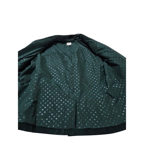 J.Crew Velvet Emerald Green Blazer Womens 14 Holiday Party Business Lined Modern - Picture 5 of 13